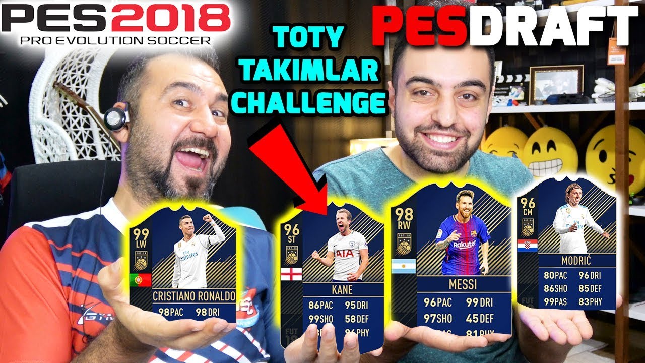 YILIN EN İYİ TAKIMLARI (TOTY) CHALLENGE | PES 2018 PESDRAFT