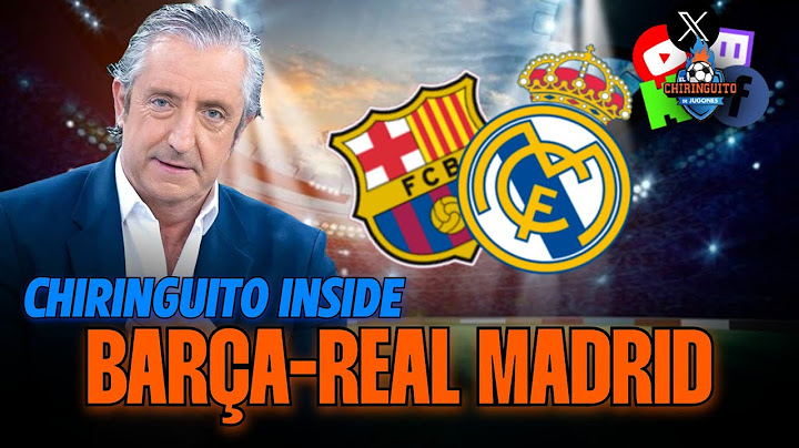 ⚽ BARÇA - REAL MADRID | Chiringuito Inside