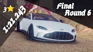 OC 3⭐ - 1:21.243 | V12 Vantage Grand Prix - Final Round 6 [ Whirlwind Curve ] - Asphalt 9