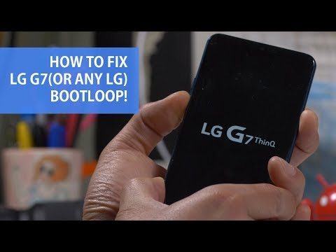 LG G7 (या कोई भी LG) बूटलूप को कैसे ठीक करें और किसी अन्य देश के फर्मवेयर को फ्लैश करें!