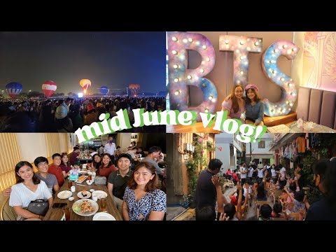 mid June Vlog 🎈🎉🥑 (purple 7 cafe, outreach program, aurora 2022 & celebrationss) | Jeanel Tiongson