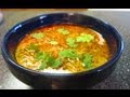 Spicy moong curry with buttermilk (Spicy green gram soup)