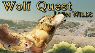 An IRON Pack Steps Into HELLROARING Mountains!! 🐺 Wolf Quest: IRON WILDS • #1