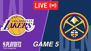 NBA LIVE! Los Angeles Lakers vs Denver Nuggets Game 5 | April 30, 2024 | 2024 NBA Playoffs Live 2K