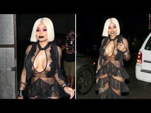 gossip grill Blac Chyna Leaves VERY LITTLE To The Imagination As She Parties In Daring Sheer Gown