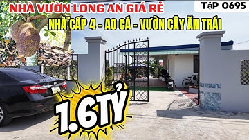 Tập 0695 Nhà vườn Long An giá rẻ 900m2 đúng 1tỷ6 bao sang tên | Nhà vườn 365 Bình Chánh