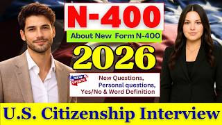 2026 New Actual Interview of U.S. Citizenship I Small Talk I N-400 Naturalization Interview #n400