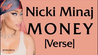 Nicki Minaj, Juice WRLD - MONEY [Verse - Lyrics] Bitches want my look, couldn&#39;t get a glance