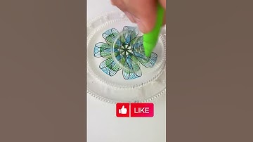 ❤️❤️What does this pattern resemble?🤔 Design RulerSmall ruler,  #spirograph #relaxing #trending #art