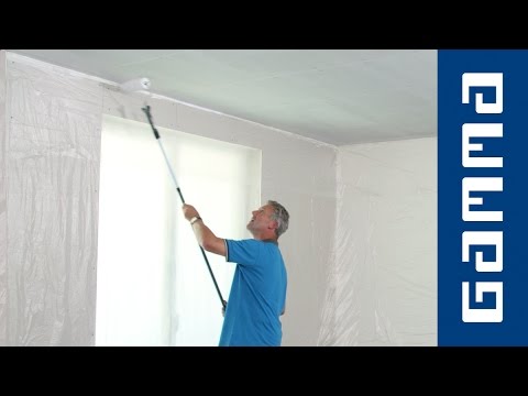 Plafond gipsplaten schilderen youtube Plafond witten zonder knoeien