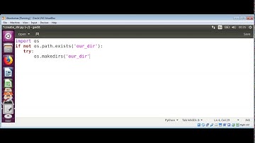 How to create directories in Python using os module