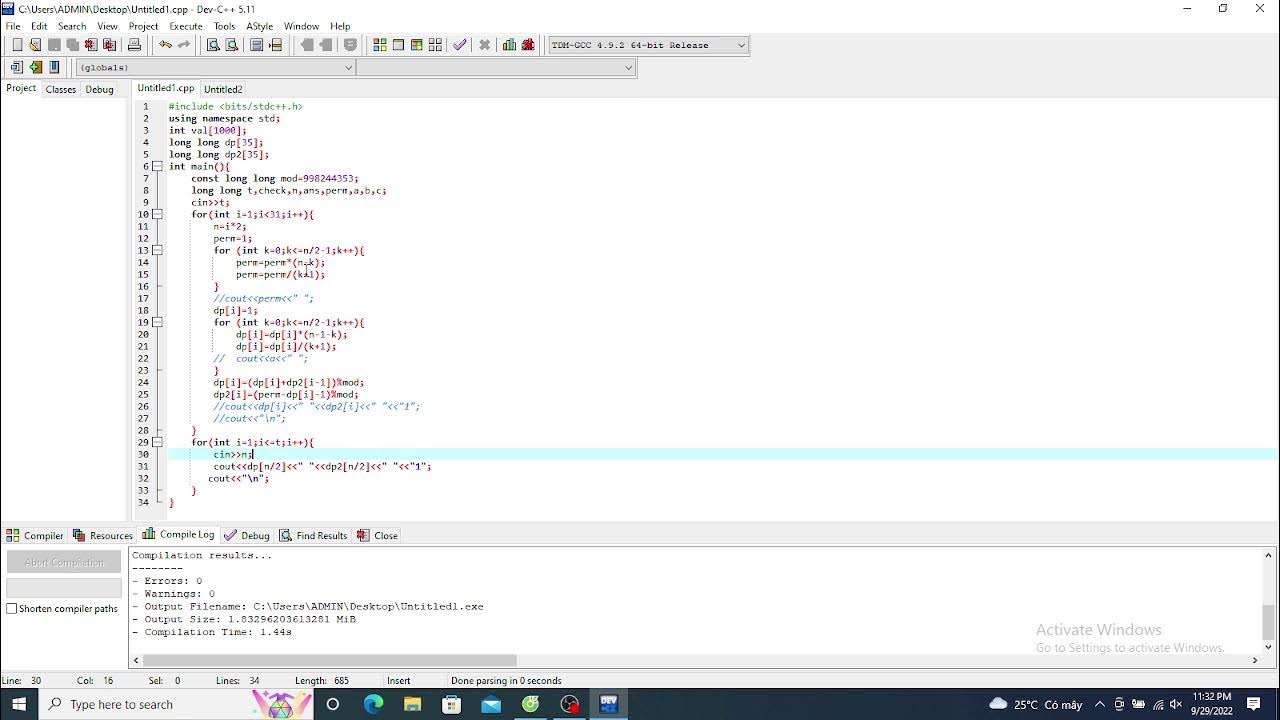 15th Birthday contest: Educational Codeforces round 136 -Div 2 - YouTube