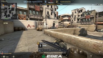 CS:GO - Thats a way to pickup a round... 1v3 ninja defuse... August 20 2017 r3 esea match 11075485