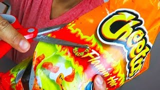 How to make Huge Hot Cheetos Gummy Cheeto Bag! Fun & Messy DIY Jello