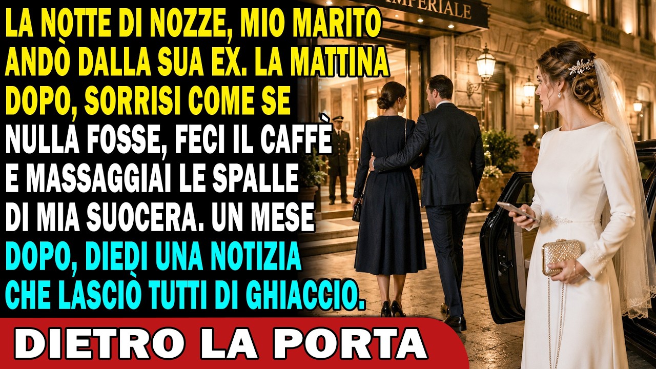 La notte di nozze mio marito è sgattaiolato fuori per dormire con la sua ex. La mattina dopo gli ho comunque preparato il caffè con un sorriso. Lui pensava che fossi una moglie ingenua. Non sapeva...