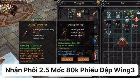 Mu Lục Địa VNG | Nhận Phôi 2.5 Mốc Tích Nạp 80k Phiếu Chuẩn Bị Đập Wing 3 | Tam Thái Tử