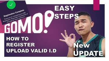 HOW TO UPLOAD VALID I.D ON GOMO APP | GOMO SIM CARD REGISTRATION