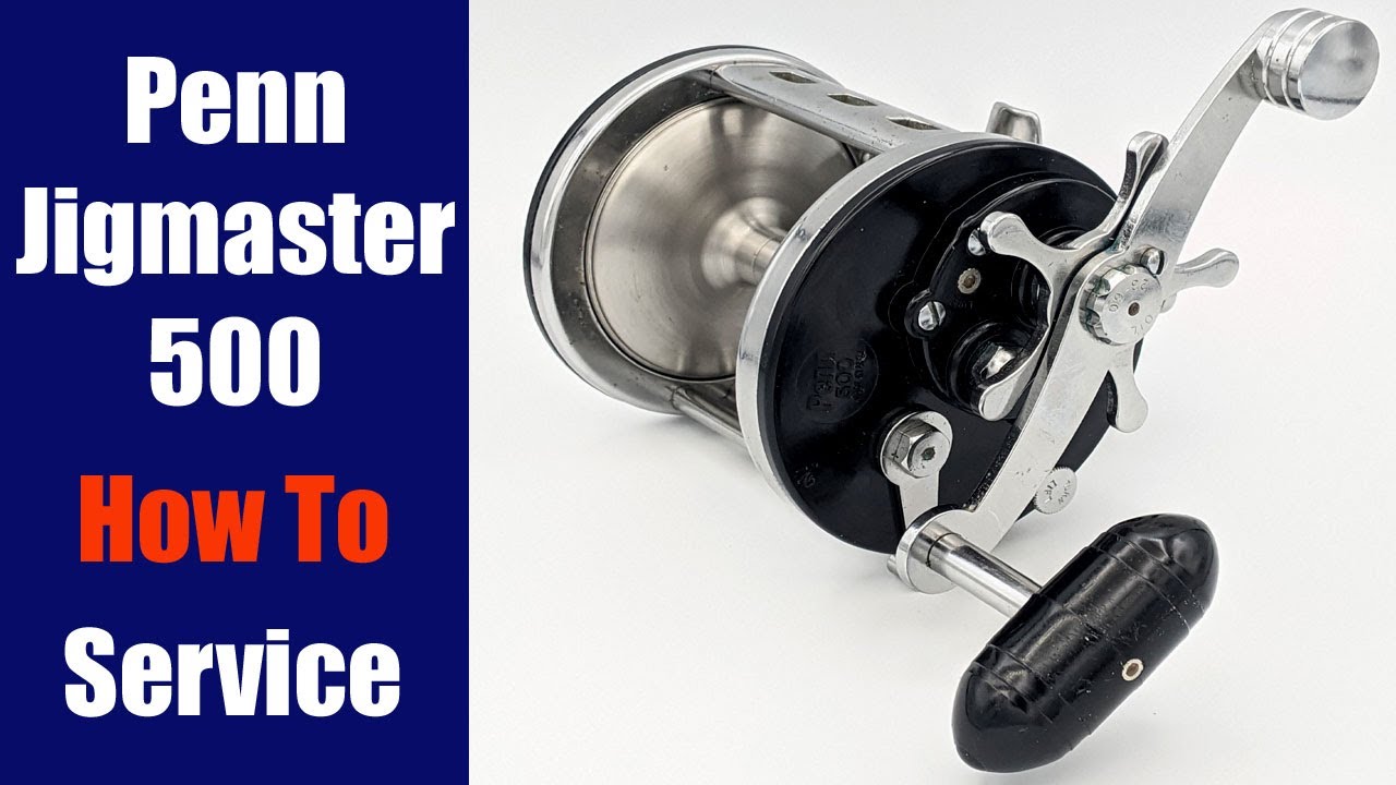 Penn Jigmaster - How To Take Apart, Service & Reassemble this fishing reel  