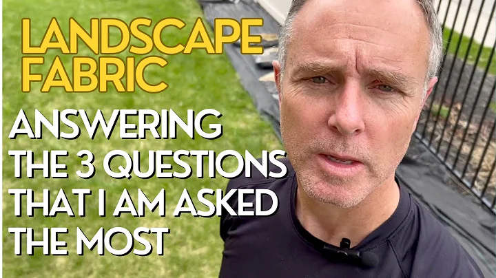 Landscape Fabric (Weed Control Barrier) Part 2 What Works and What Doesn't, Advice From A Pro