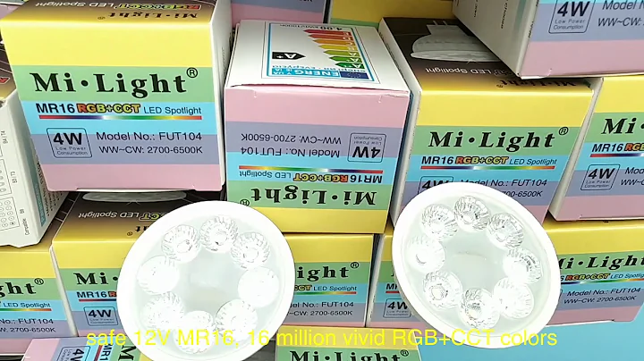 FUT104 MiLight RGB+CCT LED light bulb - kutop.com