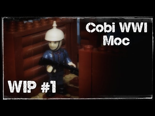 WIP #1 - Cobi/Lego WWI Moc - Frontgraben [German]
