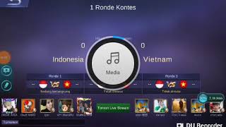 Mobile Legends Kontes Arena Indonesia Vs Vietnam Match 1