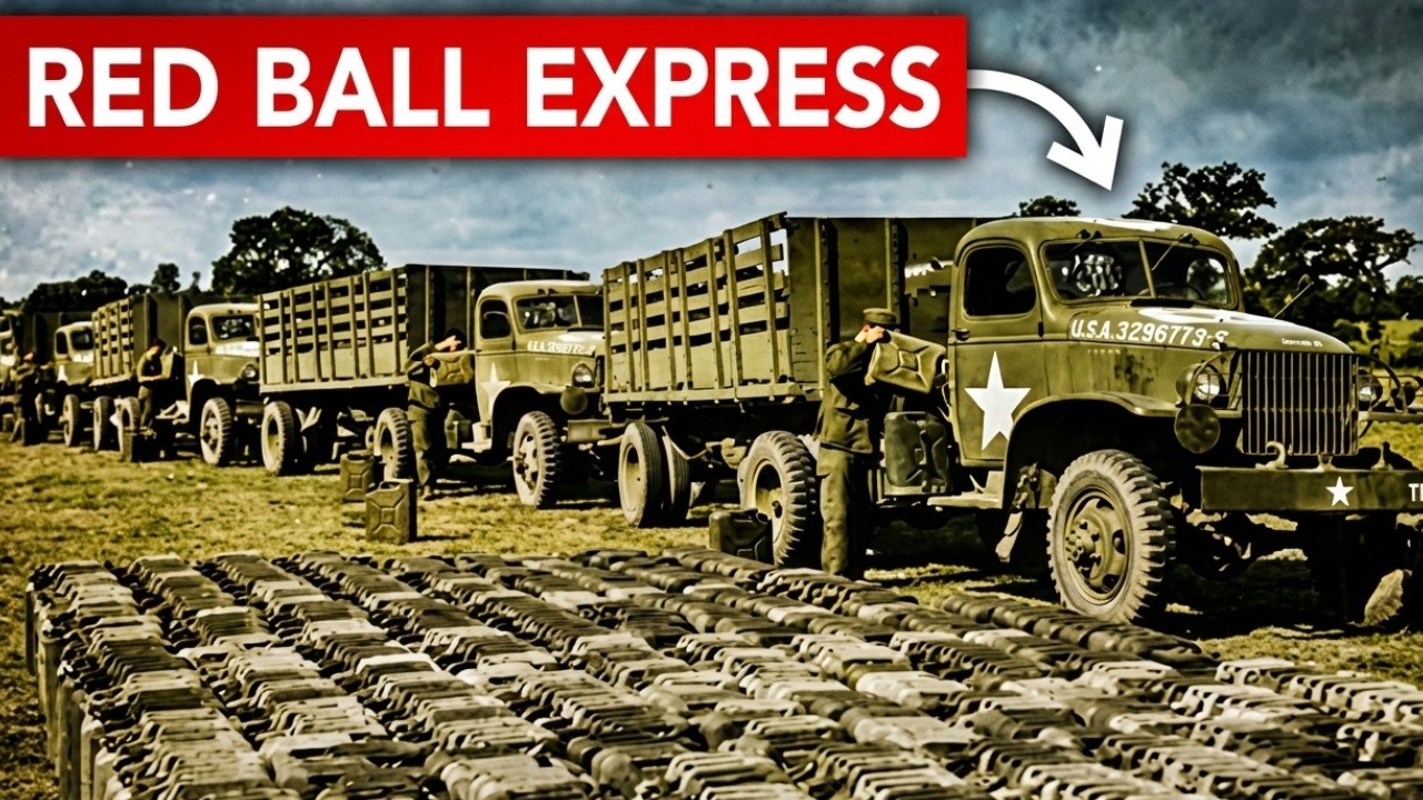 The Truck Drivers Who Kept an Army Alive — 82 Days on the Red Ball Express