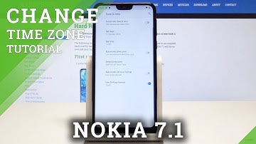 How to Change Date & Time in NOKIA 7.1 - Select Time Zone