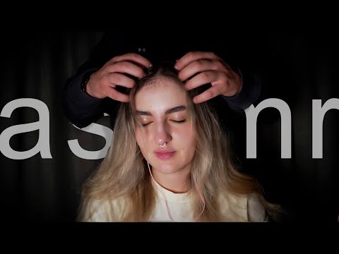 asmr MASAJE RELAJANTE A @AleASMR *se quedó dormida* ASMR en español