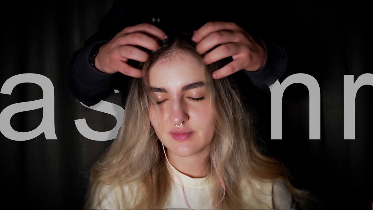 asmr MASAJE RELAJANTE A @AleASMR *se quedó dormida* ASMR en español