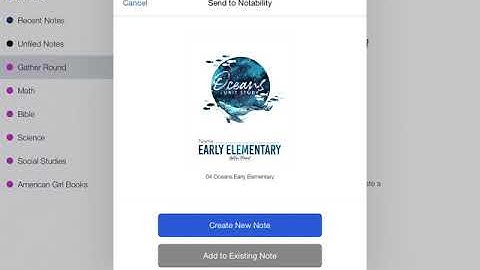 Uploading Files to Notability
