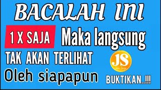 mantra ilmu menghilang dari pandangan mata