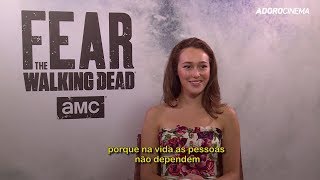 Fear The Walking Dead S4: AdoroCinema - Alycia Debnam-Carey & Colman Domingo Interview #1