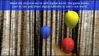 Shoot Balloons Mixed Reality Game for HoloLens screenshot 3