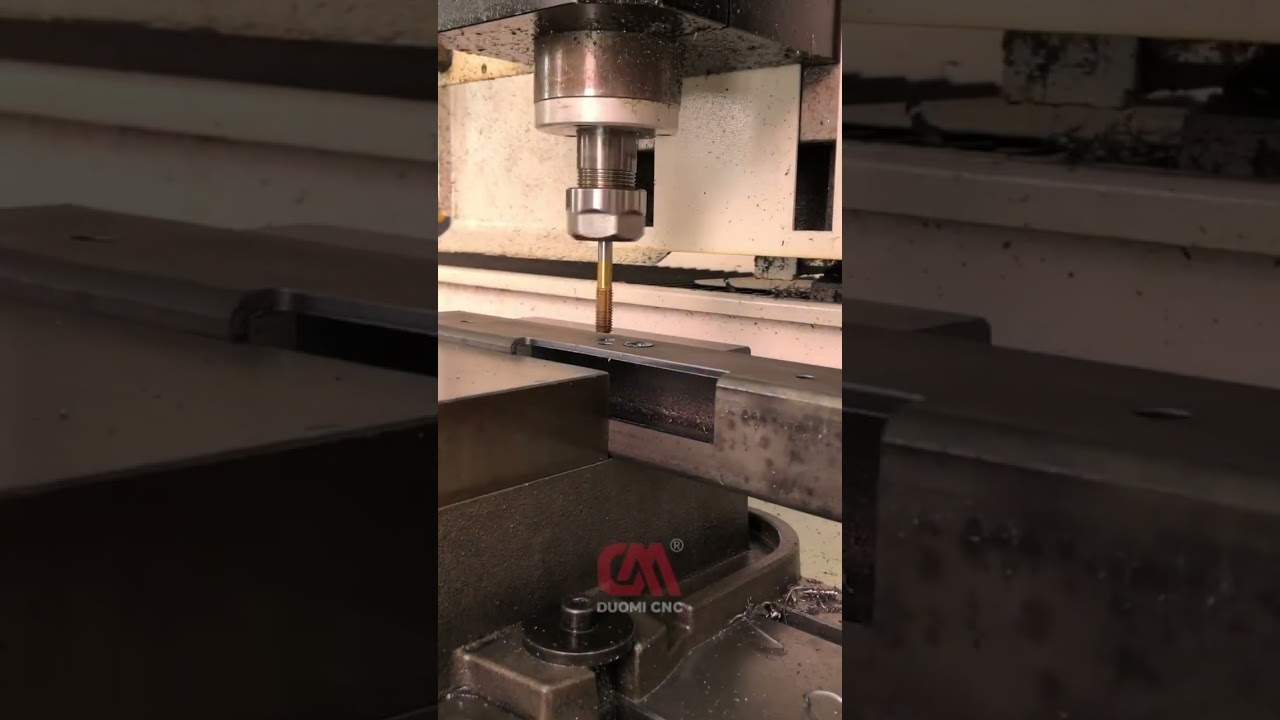 CNC Thermal Drill and Tap Machine for 5mm Thick Square Steel 