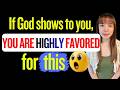 😲If God shows this to you, YOU ARE HIGHLY FAVORED AND READY FOR "THIS"! #propheticword #blessings