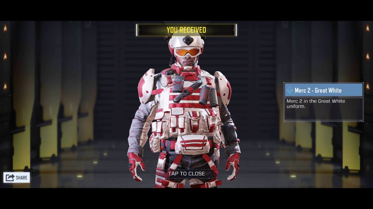 *NEW* MERC2: GREAT WHITE SKIN GAMEPLAY |  CODM