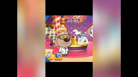 Talking Tom Candy Run game play with Ben and Angela