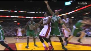 Hassan Whiteside ejected flagrant foul 2 on Kelly Olynyk: Celtics at Heat