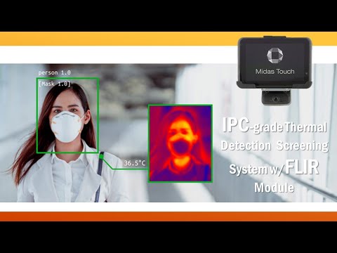 How to install Midas Touch IPC-grade thermal fever detection system with FLIR camera module?