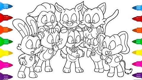 SMILING CRITTERS Coloring Pages/Satisfying Coloring Poppy Playtime Chapter 3 Characters