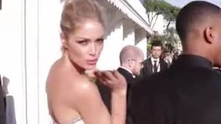 Jessica Hiltony sexy arrived Festival Cannes2018