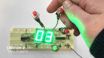 NBA Scoreboard - Breadboard Circuit