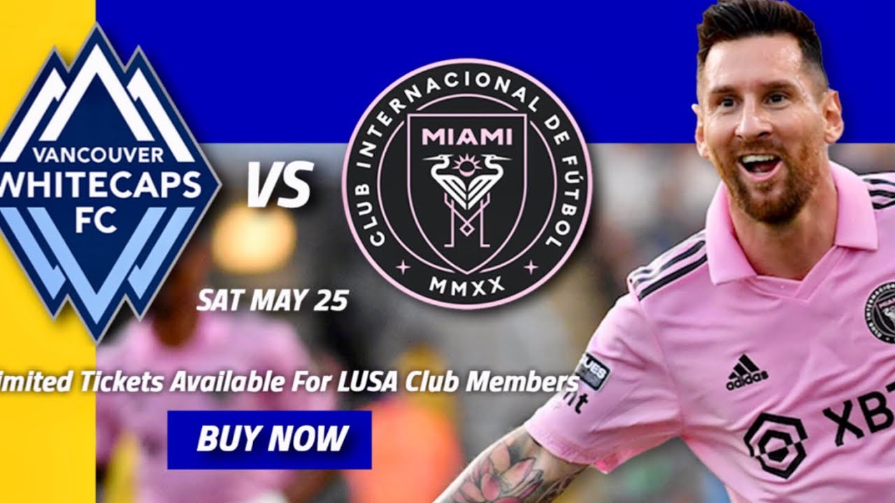 梅西来温哥华了！参加白帽队比赛。