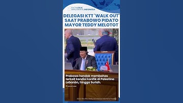 Mayor Teddy Kerutkan Alis hingga Melotot Beberapa Delegasi KTT D-8 Keluar saat Prabowo Mulai Pidato