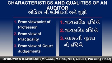 AUDITING, TY B Com ,Sem 5, Lecture 2C l 4   Prof  Dhruvika Kanabar, AKDMC