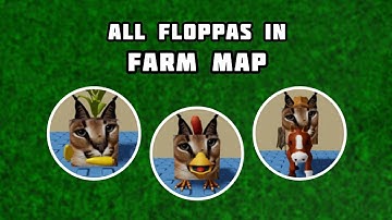 All Floppa in Find The Floppa Morphs Farm Map