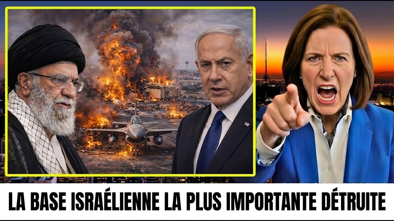 l y a 1 minute : l’Iran frappe la base la plus importante d’Israël