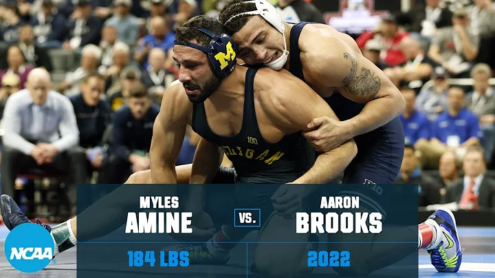 Aaron Brooks vs. Myles Amine: 2022 NCAA wrestling ...