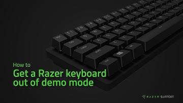 How to get a Razer keyboard out of demo mode